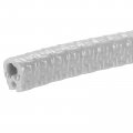 Uxcell Edge Trim Gray U Shape Protector Rubber With Steel Clips Fits 1 64 -1 16 14 76ft 4 5meter Length Door Guards