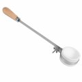 Yoursme Ceramic Torch Crucible Dish Cup Set 3 Dia 12 Troy Ounce 16 Fly-nut Whip Tongs Wood Handle Use For Melting Pouring 