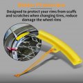 Acouto Rim Protector Tire Changing 5pcs Car Wheel Savers 15cm Changer Guard Tyre Edge Tool Yellow