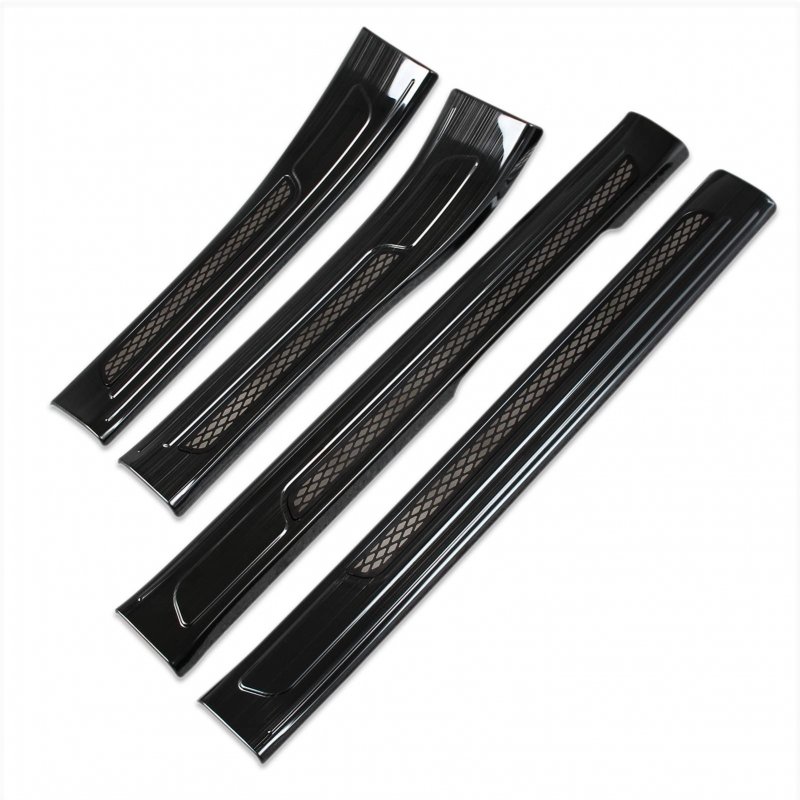 Beautost For Honda New Crv Cr-v 2023 2024 Inside Door Sill Scuff Plate Guard Cover Trims Black