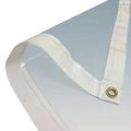 06 X 10 Clear Pvc Vinyl Tarp Finished Size 56 76 