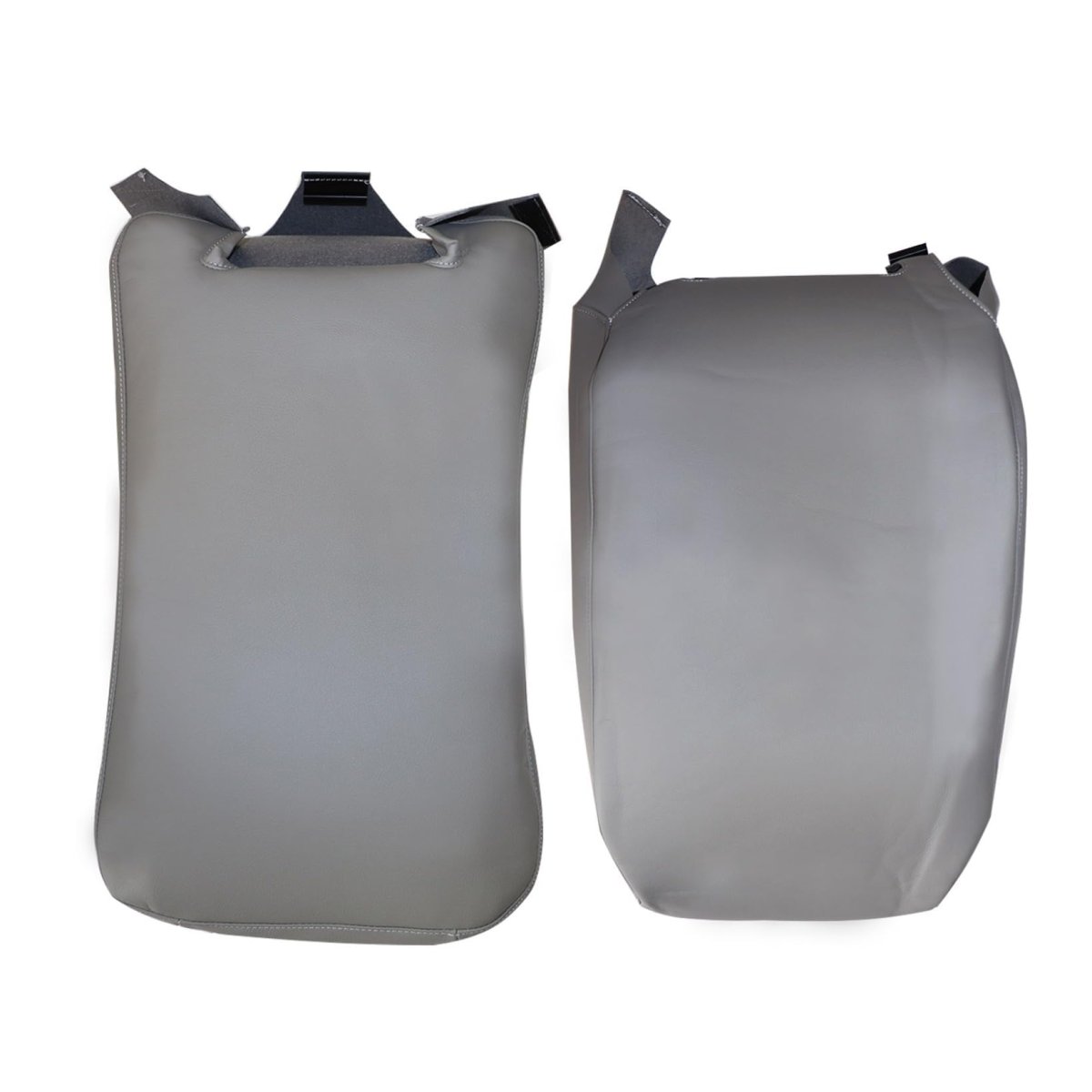 Middle Jump Seat Cover Replacement Bottom And Back Pewter Gray Microfiber Leather For Chevy Silverado Gmc Sierra 1999 To 2007