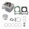 Waltyotur 54mm Cylinder Piston Ring Top End Kit Replacement For Yamaha Ttr125 2000-2005