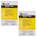 Niche Brake Pad Set For Yamaha Yzf600r Fzr600 Fzr1000 1fk-w0046-01 3xf-w0045-50 Front Rear Organic 2 Pack
