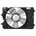 Ho3115149 Factory Style Radiator Cooling Fan Assembly Compatible With Honda Pilot 2wd Ridgeline 2009-2015 12v Black