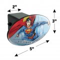Superman Solitude Oval Tow Trailer Hitch Cover Plug Insert