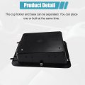 X Autohaux 1set Center Console Cup Holder Bezel 22860866 Tray For Chevrolet Silverado 1500 2007-2013 Gmc Yukon 2007-2014