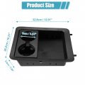 X Autohaux 1set Center Console Cup Holder Bezel 22860866 Tray For Chevrolet Silverado 1500 2007-2013 Gmc Yukon 2007-2014