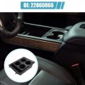 X Autohaux 1set Center Console Cup Holder Bezel 22860866 Tray For Chevrolet Silverado 1500 2007-2013 Gmc Yukon 2007-2014