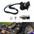 Black Ignition Key Switch Tail Box Lock Set With 71441-94 For 1986-2001 Harley-davidson Sportster 883 Xlh883