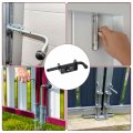 Uxcell Barrel Bolt Latch 4pcs 10x128mm Carbon Steel Electrophoresis Spring Loaded Gate Pin Sliding Door Lock For Trailer Doors
