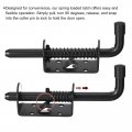 Uxcell Barrel Bolt Latch 4pcs 10x128mm Carbon Steel Electrophoresis Spring Loaded Gate Pin Sliding Door Lock For Trailer Doors