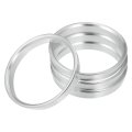 4pcs Od 70 6mm To Id 65 1mm Aluminium Alloy Car Hub Centric Rings Wheel Bore 