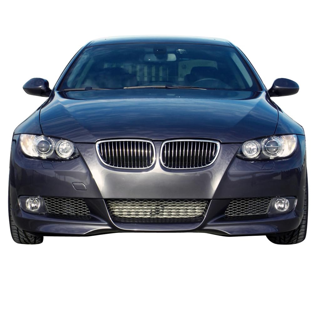 Ikon Motorsports Front Bumper Lip For 2007-2010 Bmw E92 E93 3-series Coupe Convertible M-tech Style Unpainted Pp Holder