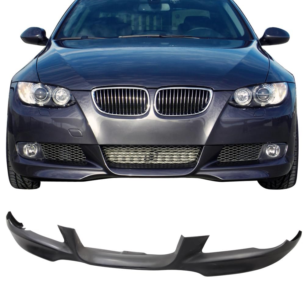 Ikon Motorsports Front Bumper Lip For 2007-2010 Bmw E92 E93 3-series Coupe Convertible M-tech Style Unpainted Pp Holder