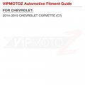 Vipmotoz Switchback Sequential Turn Signal Light For 2014-2019 Chevy Corvette C7 Driver Passenger Side Smoked Lens Full Amber