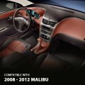 G-plus Radio Dash Bezel Trim Vent Compatible With Chevy Malibu 2008-2012 Sliver