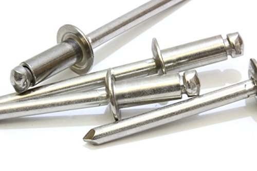 Rivets Stainless Steel 1 8 X 4 Inch Pack Gap 0 188 250 Blind By Bolt Dropper 4-4
