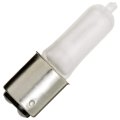 Satco S1919 120v 75-watt T4 Dc Bayonet Base Light Bulb Frosted 