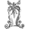 Ekena Millwork Onl13x20xmo3 2-inch W X 20-inch H 1 4-inch P Monique Center Onlay 