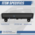 Auto Dynasty 3d Led Bar Smoked Housing Third 3rd Tail Brake Light Stop Lamp Compatible With Chevy Suburban Tahoe Gmc Yukon Xl