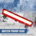 Auto Dynasty 3d Led Bar Smoked Housing Third 3rd Tail Brake Light Stop Lamp Compatible With Chevy Suburban Tahoe Gmc Yukon Xl