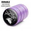 Bull Elk Illustration Valve Stem Caps For Tire Rim Wheel Aluminum Purple