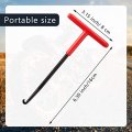 2 Pieces Exhaust Spring Puller Tool Hooks T Handle Expander For Motorcycle Dirt Bike Snowmobile Trampoline And Vehicle Brakes