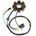 Caltric Stator Magneto 8 Coil 3 Wire With Pick Up Compatible Kawasaki Klx140g 2008-2022