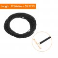 Uxcell Silicone Foam Seal Strip 1 2mm 0 05 Dia 12 Meters 39 37 Ft Long Sponge Rubber Weather Round Cord Solid For Machinery And