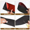 Uxcell Flexible Baseboard Molding Trim 5 Width X 40ft Length Self-adhesive Pvc Wall Base For Floor Corner Black