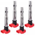 Ignition Coil Set Uf529 For Porsche Cayenne Panamera Volkswagen Touareg And Audi A4 A5 A6 A7 A8 Q5 Q7 R8 S4 S5 S6 S8 4 Pieces 
