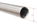 Tms 6 Ft Stainless Steel Barn Round Wooden Sliding Door Rail Hardware Replacement 