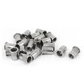 Uxcell M12 X 1 75mm 304 Stainless Steel Knurled Blind Rivet Nut Insert Nutsert 20pcs