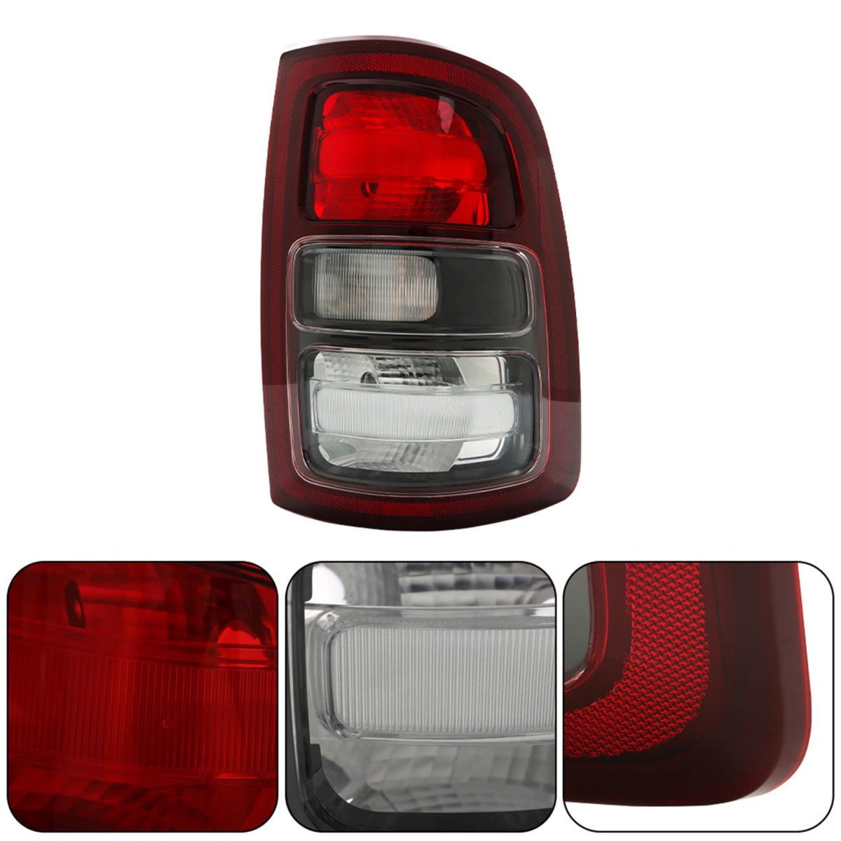 Right Tail Light Replacement For Ram 2500 3500 2019-2022 Rear Black Frame Brake Lamp 68409002ad