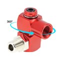 2 Pack 1 4 In Npt 360 Degrees Swivel Air Hose Fittings No Leakage Connector With Tape For Rivet Guns And Tools Up To 300 Psi