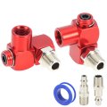 2 Pack 1 4 In Npt 360 Degrees Swivel Air Hose Fittings No Leakage Connector With Tape For Rivet Guns And Tools Up To 300 Psi