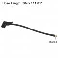 X Autohaux 30cm 11 81 Tyre Inflator Hose Adapter Undeflatable With Connector Extension