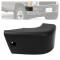 Right Side Front Bumper End Cap Extension For 1984 1988 Toyota Pickup 4wd And 1989 4runner Black Textured Plastic Bl4055 