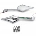 Httmt Led Turn Signal Integrate Spike Diamond Mirror Compatible With All Universal Model Cruiser Royal Star P N Mt209 Ttt002