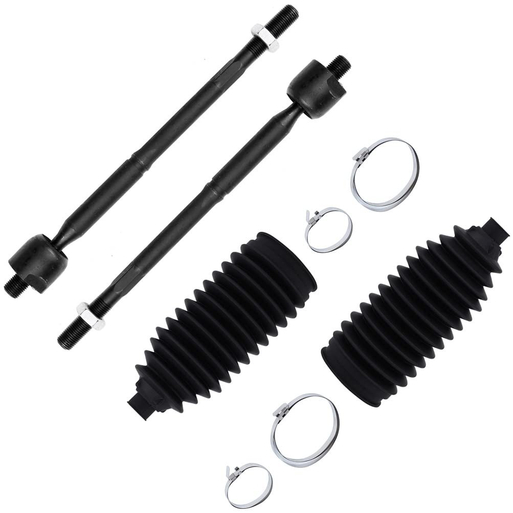 Front Inner Tie Rod End And Steering Rack Boot Kit For Toyota Prius 2004 2009 4 Piece Set Ev80304