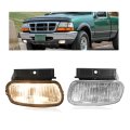 Hecasa Pair Fog Light W Bulb For 1998 1999 2000d Ranger Front Bumper Lamp Replacement For Fo2592198 Fo2593198 Yl5z15200ab 