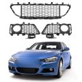 Keenso Front Grill 3pcs Bumpere 51118054156 Car Center Lower Grill Trim Cover With Premium Abs Material For 3 Series F30 2011