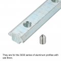 Uxcell Straight Line Connector 6pcs7 1inch Inside Joint Brackets With M8 Screws For 4545 Series Aluminum Extrusion Profile T