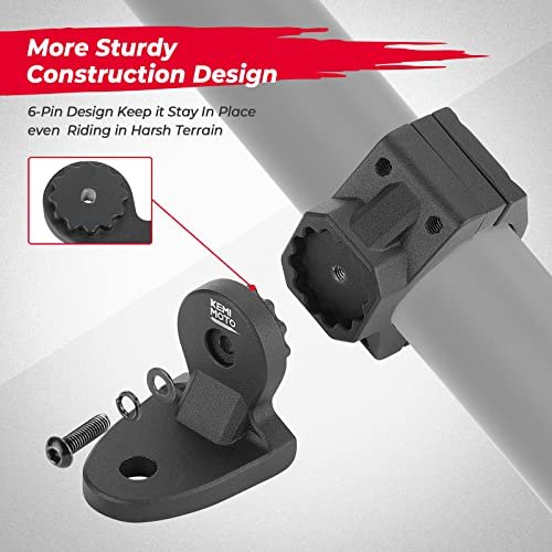 Utv Whip Mount Flag Light Mounting Bracket For 1 75 To 2 In Roll Bar Heavy Duty Adjustable Polaris Rzr 900 1000 Xp Pro Turbo