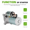 Starter 410-14031 Replacement For 2 3l 1991-1997 Ford Ranger 1992-1993 Mustang 1994-1997 Mazda B2300 Sfd0003 F1tz11002a