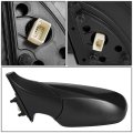 Hy1320202 Factory Style Driver Left Side Mirror Manual Folding Power Adjust Heated Glass Blind Spot Glass- Compatible With