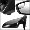 Hy1320202 Factory Style Driver Left Side Mirror Manual Folding Power Adjust Heated Glass Blind Spot Glass- Compatible With