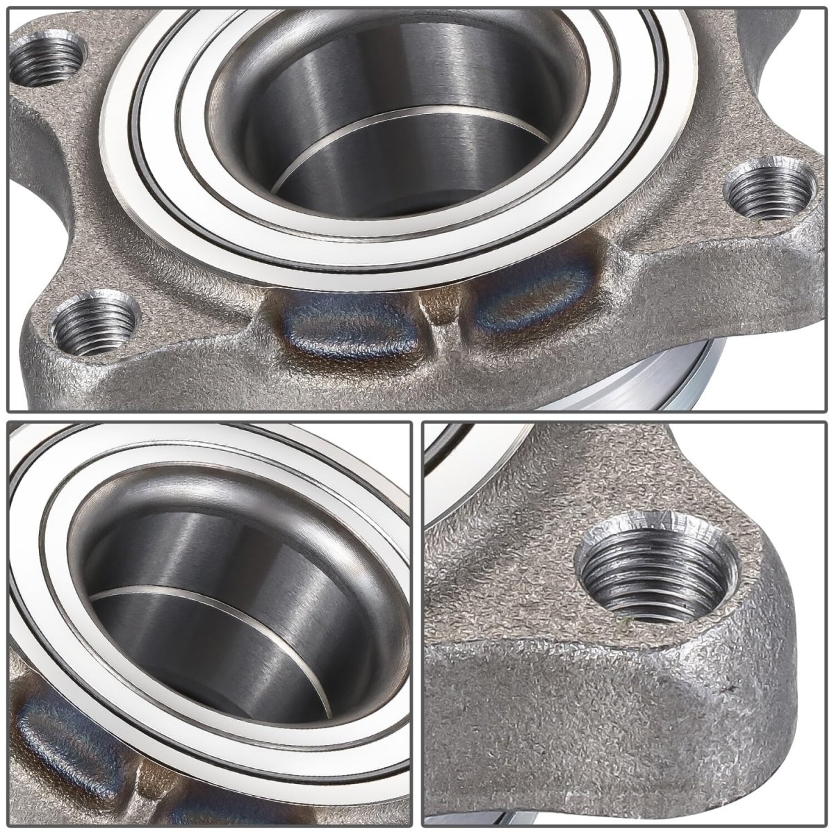 Front Wheel Bearing Hub Assembly For Infiniti G35 4wd 2004 2006 Driver Or Passenger Side Bare Steel Alloy Construction
