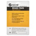 Niche Brake Pad Set For Polaris 2021 Rzr 170 Efi Rear Semi-metallic 2 Pack
